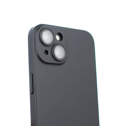 Side angled image of the SKNS THIN V2 case fitted to the iPhone 13/14 showing perfect fit and Smooth finish