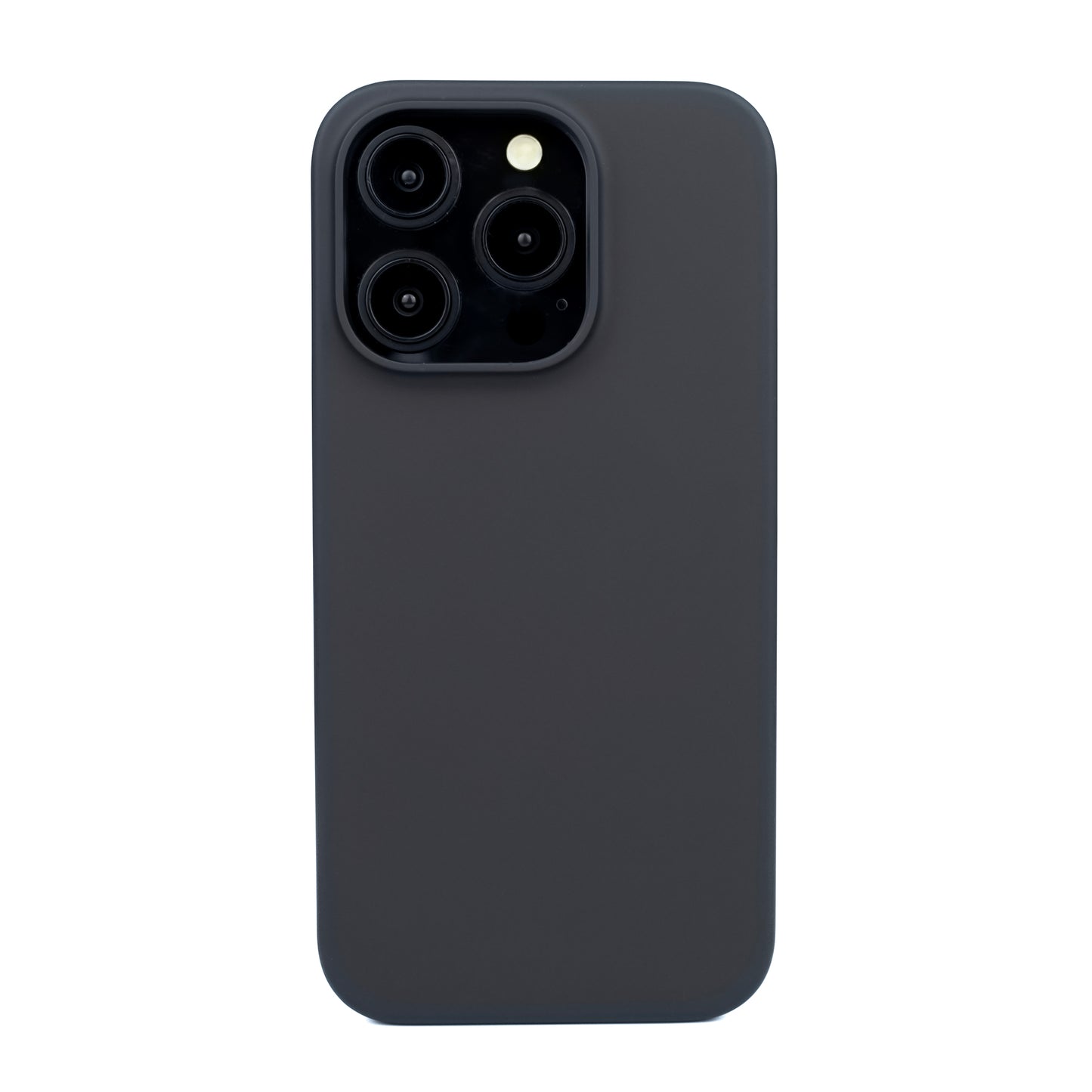 Front image of the SKNS THIN Magnetic iPhone 15 & 14 Pro case in black